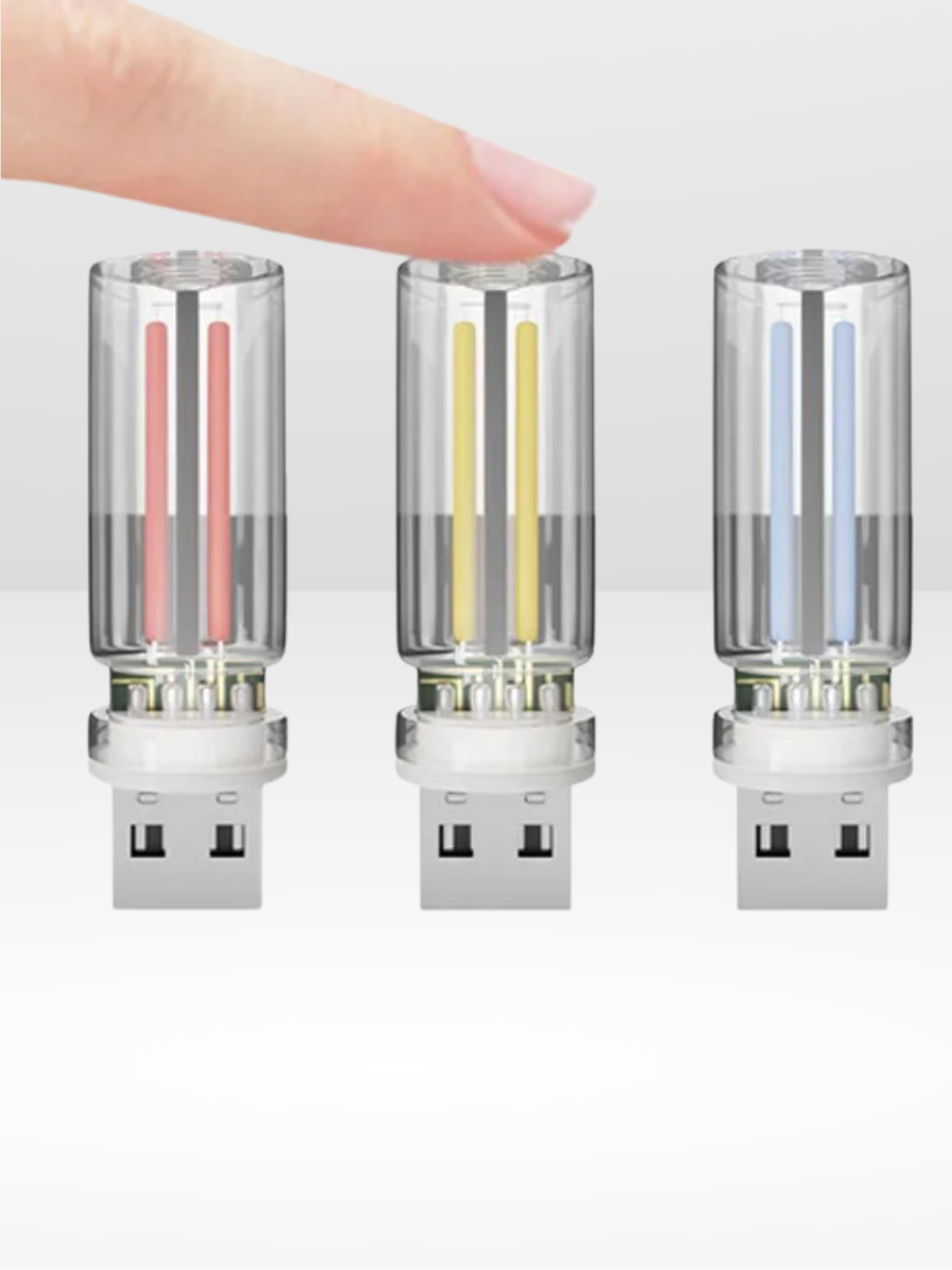 Genopladelig Bærbar LED-Lampe med Touch-Funktion