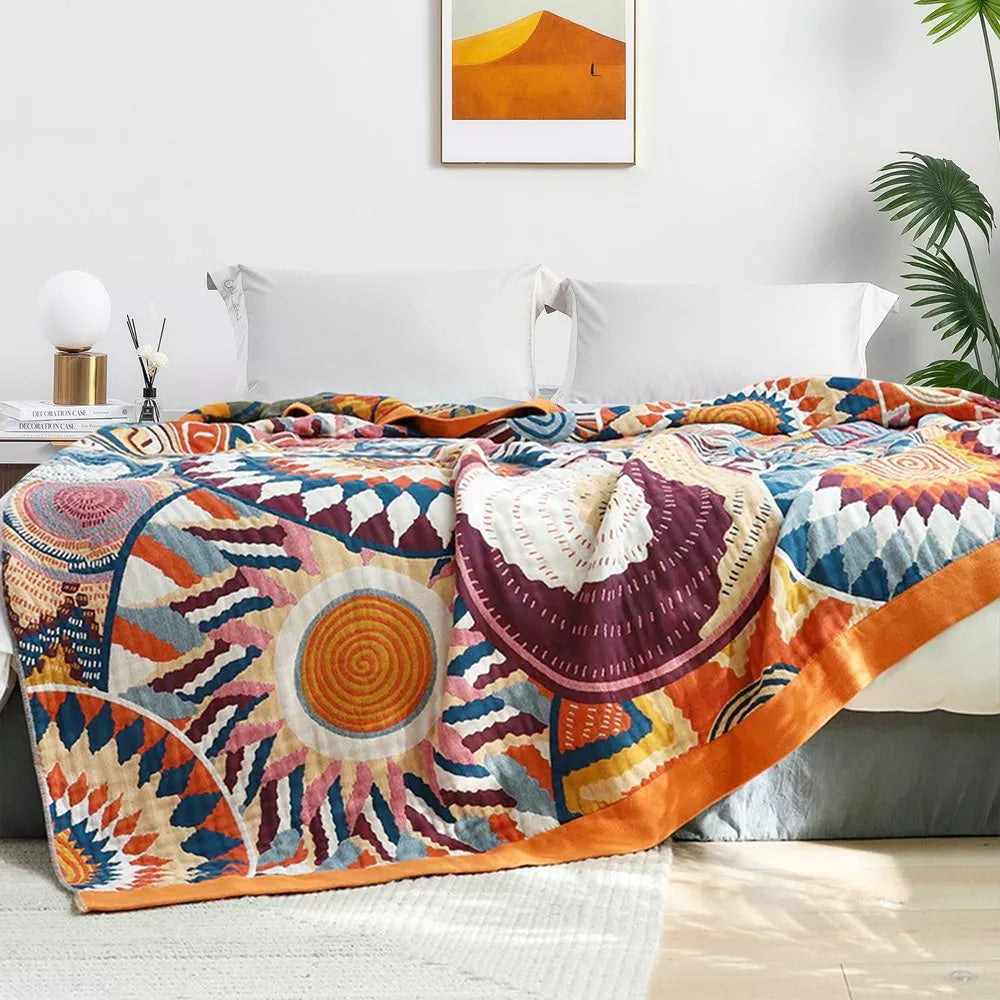 Letvægts Tæppe i Bomuld – Åndbart Komfort til Alle Sæsoner