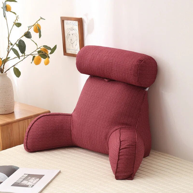 Ergonomisk läskudde med sidoficka – Komfort i sängen