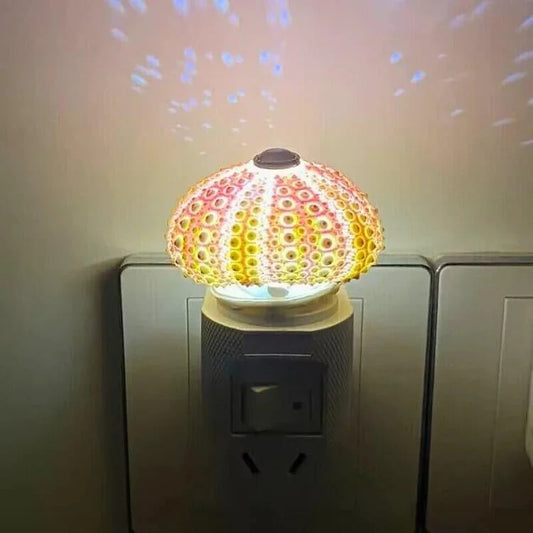 Mini Bordlampe med Unik Søpindsvin Dekoration