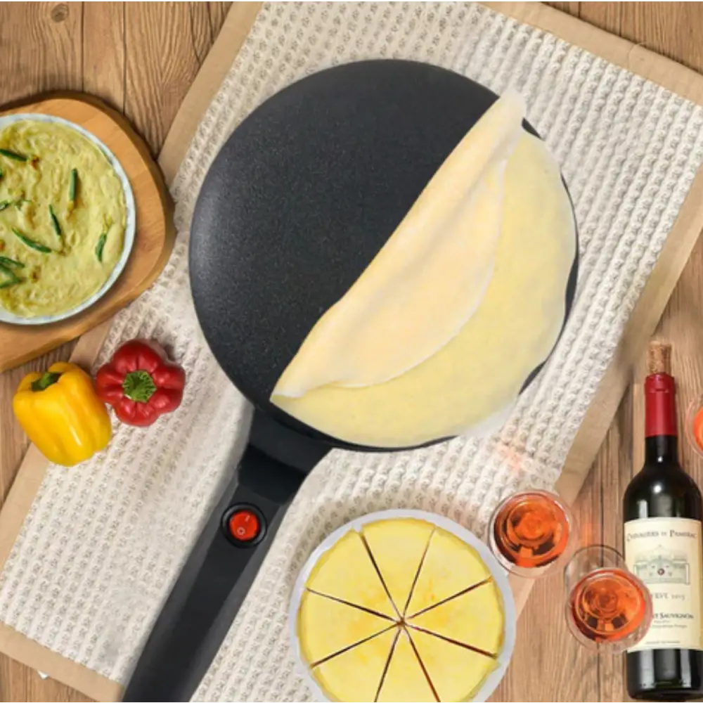 Elektrisk Pannkaksmaskin – Blixtsnabb och Platsbesparande