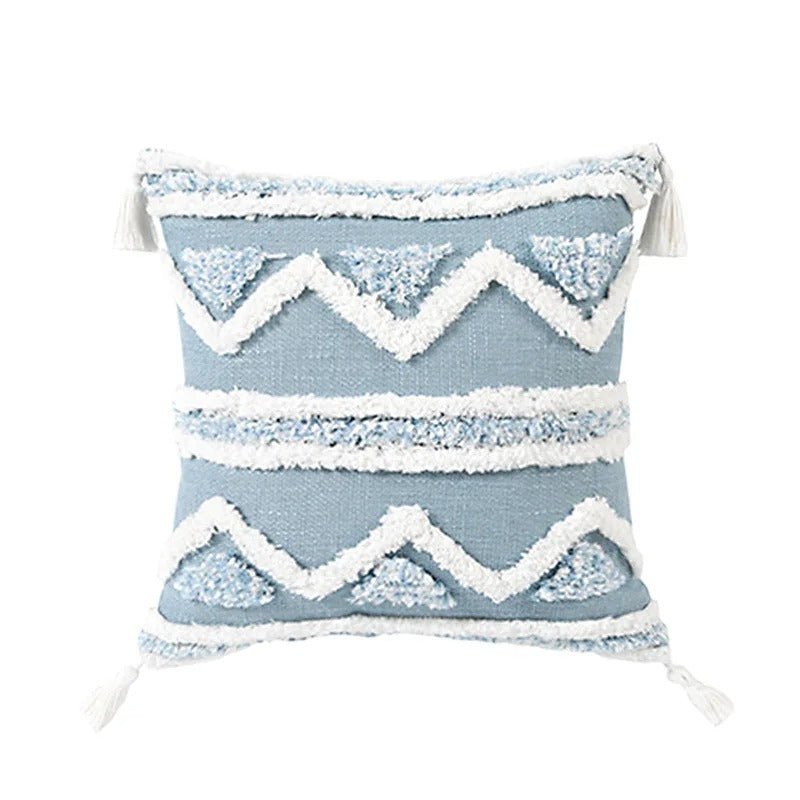 Boho örngott med diamantmönster - Komfort och stil