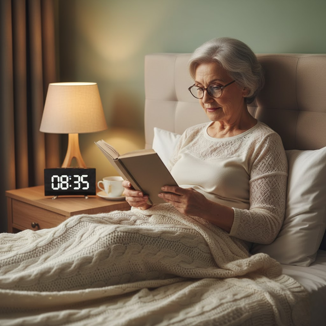 Digital Vækkeur med Buet Skærm og Automatisk Lys