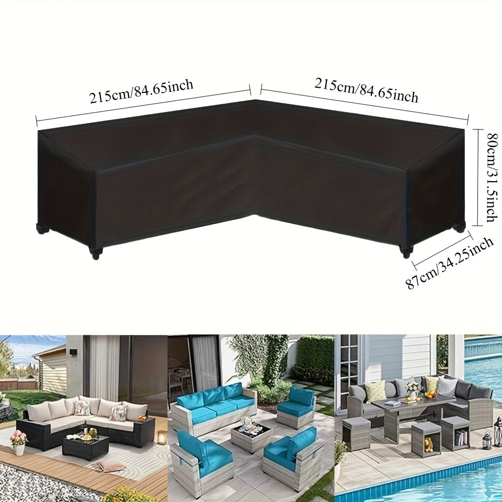 Robust Beskyttelse til V-formet Udesofa – ShieldGuard Cover