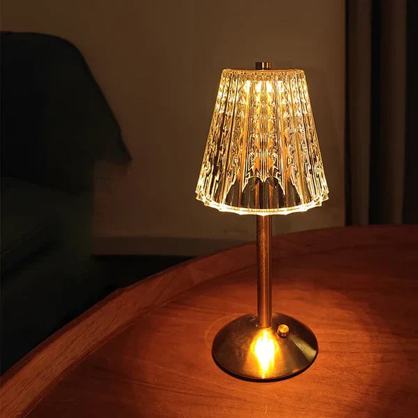 Elegante Trådløs Bordlampe med Justerbart Lys - GlowFusion