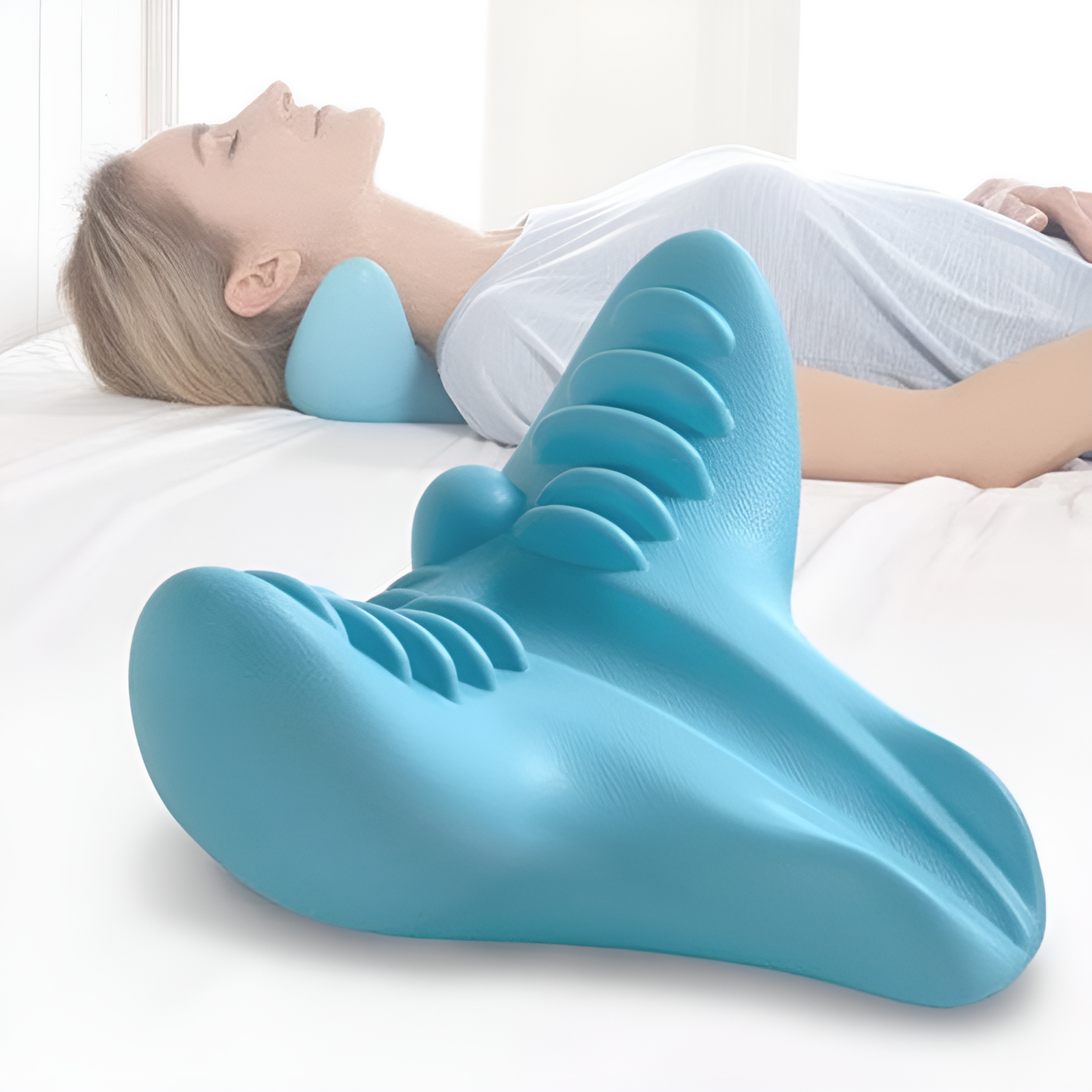 Ergonomisk nackkudde för optimal avslappning