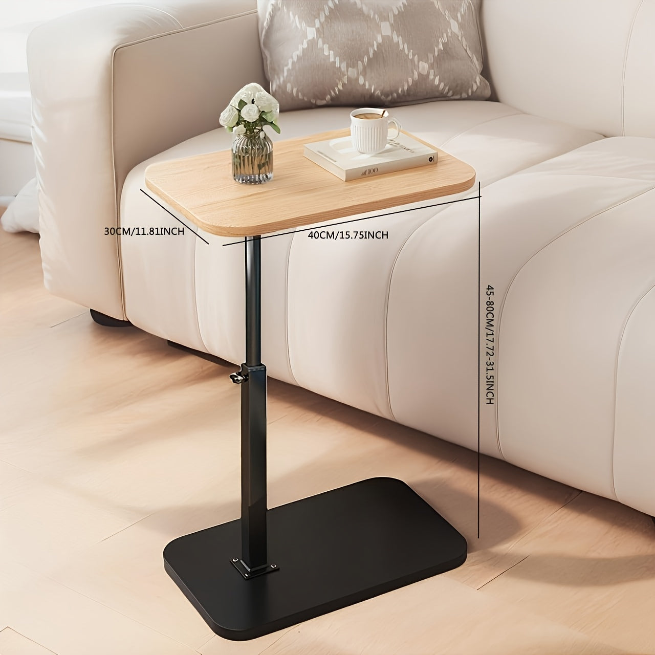 Justerbar Sidebord – Ideelt til Sofa eller Seng