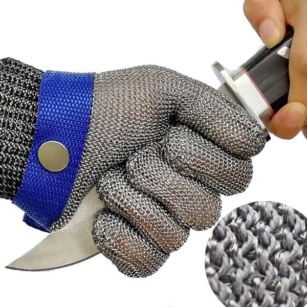 SikkerHånd - Metalhandske med Rustfrit Stål Net (1+1 Gratis)