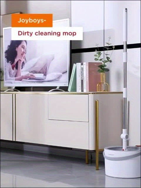 SmartMop Roterande Set – Handsfree Rengöring med Justerbar Höjd