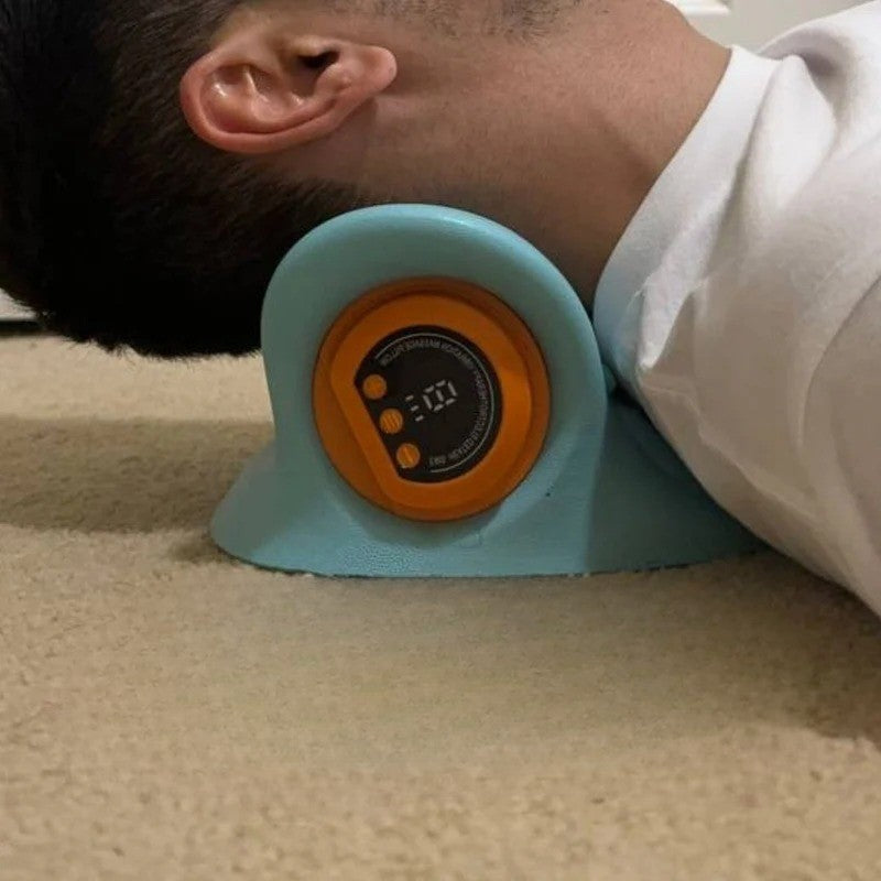 Smart Nakke Massager med EMS & Varme – Lindrer Spændinger