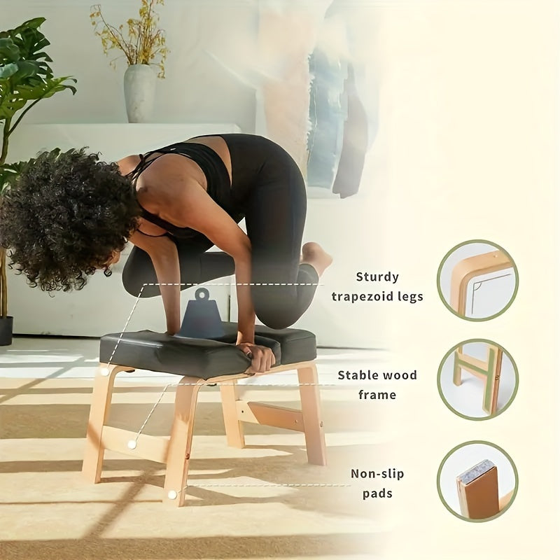 YogaStabil Banco för Yoga och Inversion – Komfort och Stöd