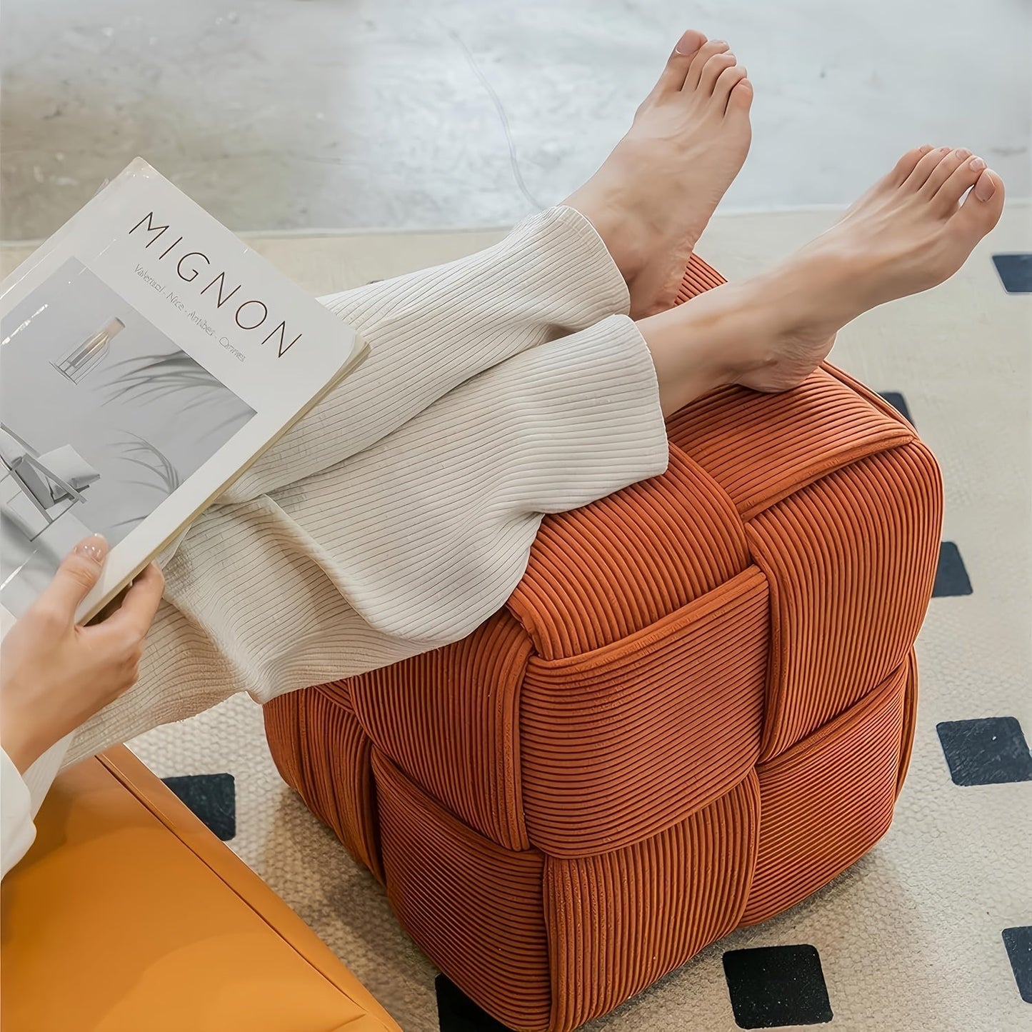 CordyCube Puf – Stilfuld Design og Komfort i Én