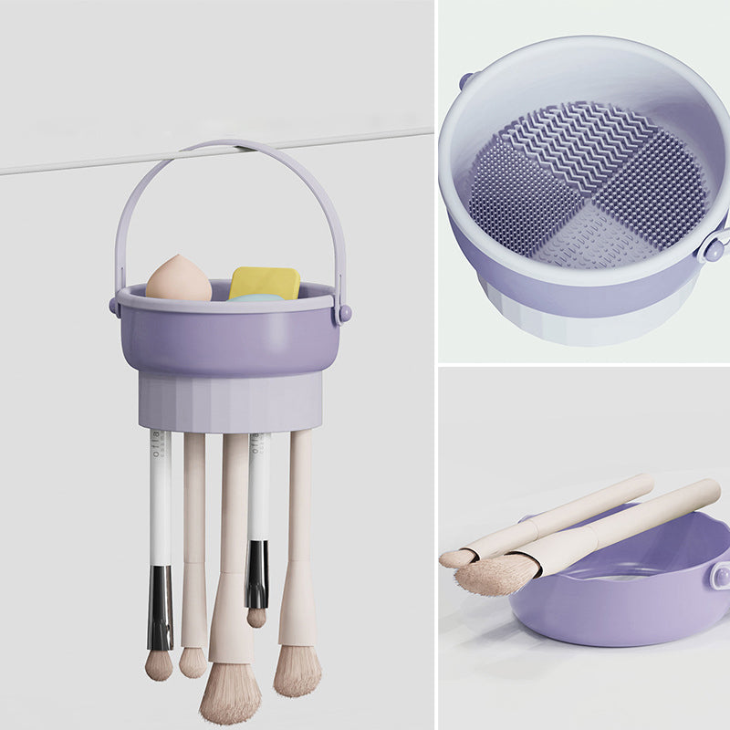 3-i-1 Make-up Pensel Rengøringsstation | Rengøring, Tørring & Opbevaring