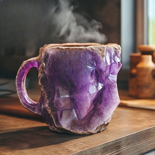 Luxuriøs GemTasse | Håndlavet krus til café og te med glitrende design