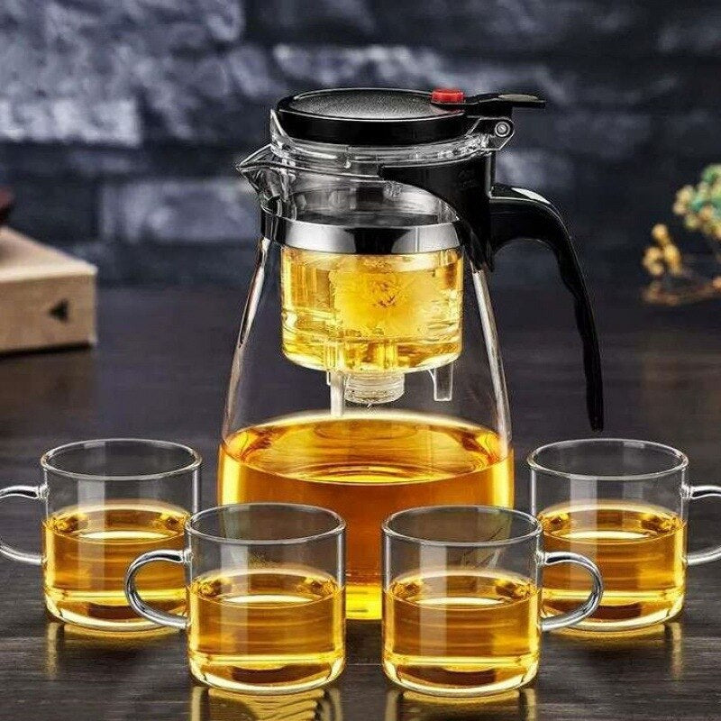 TeaTime Varmebestandig Glas Teapot