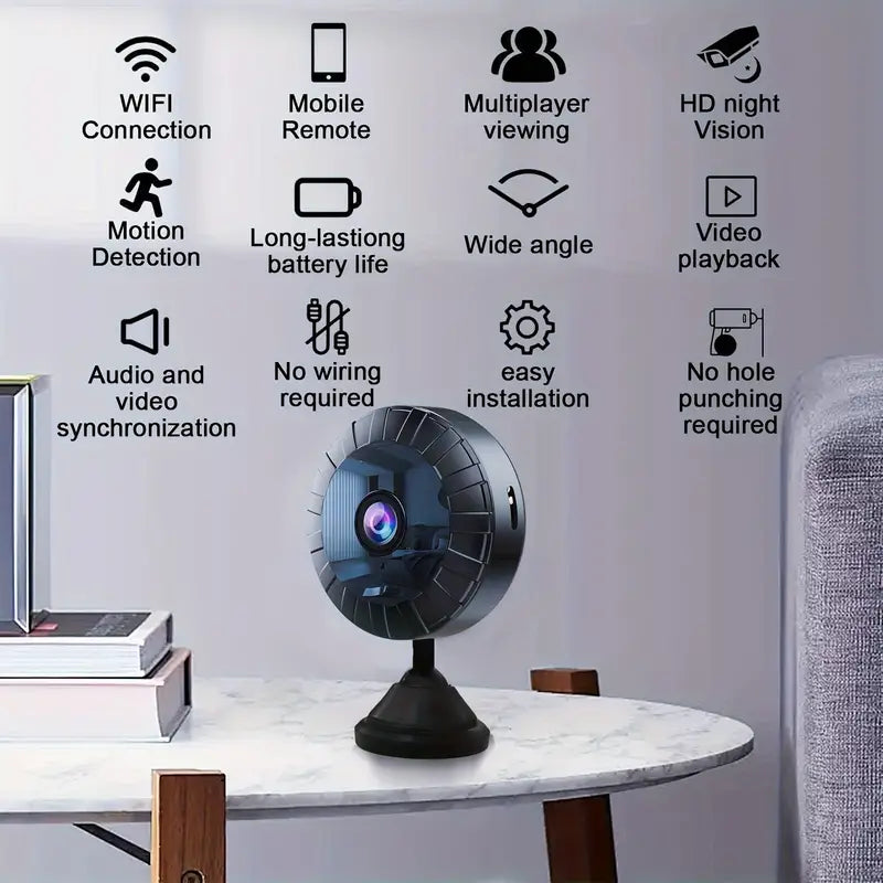 Trådløs Mini Kamera 4K HD – Ultimativ Sikkerhed og Klarhed