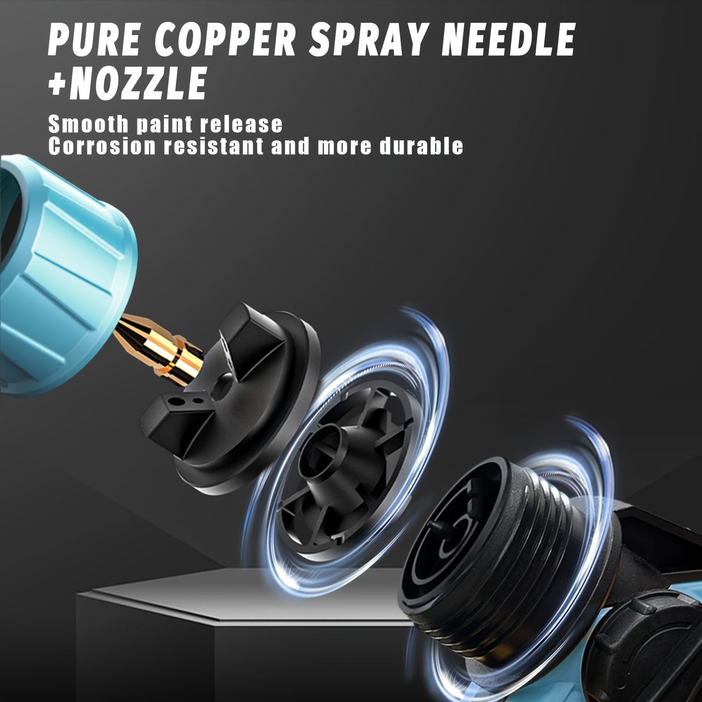 SmartSpray Malersprøjte – Trådløs med 2 Batterier og 1000ml Beholder