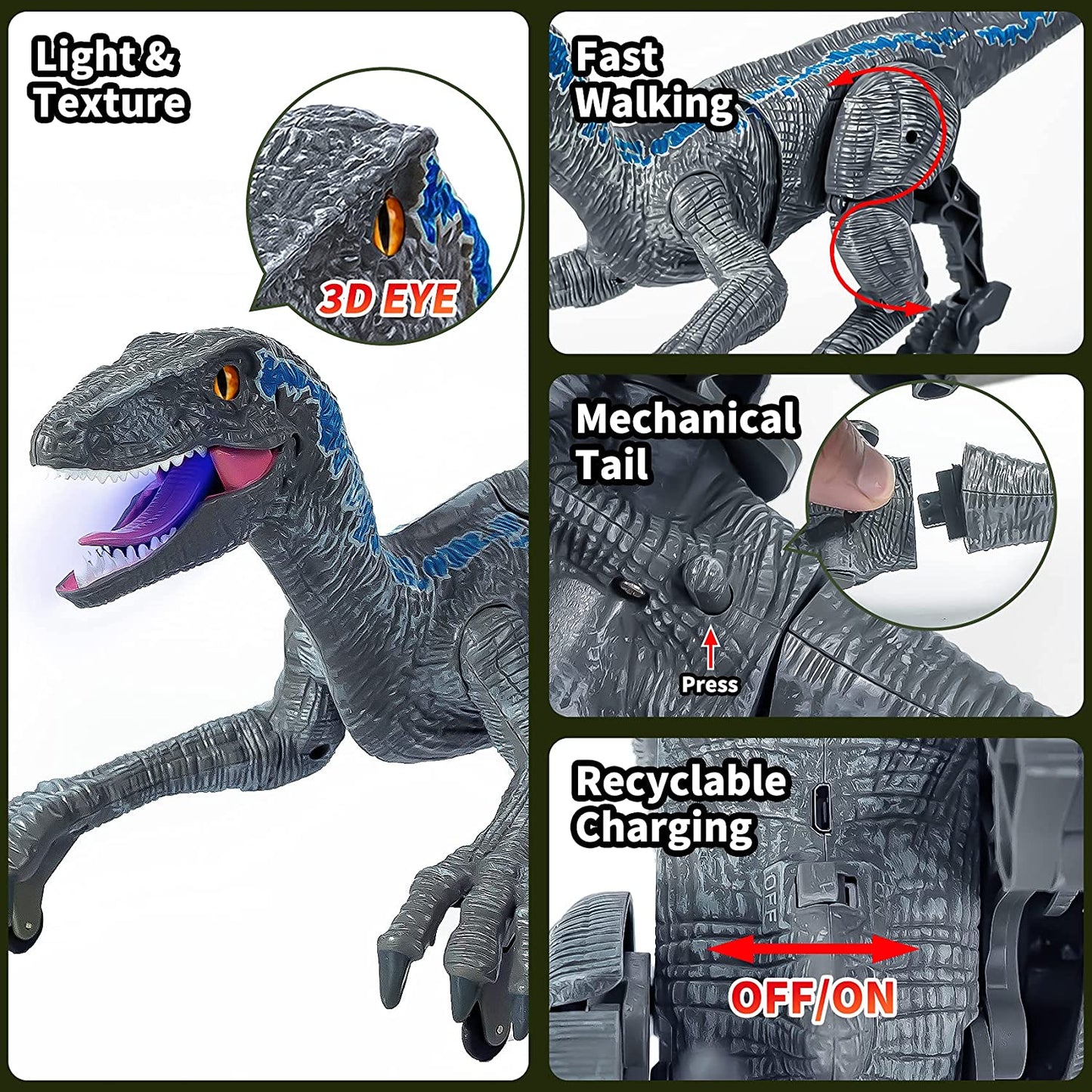 Fjernstyret Dinosaur – Dinosaur til Børn