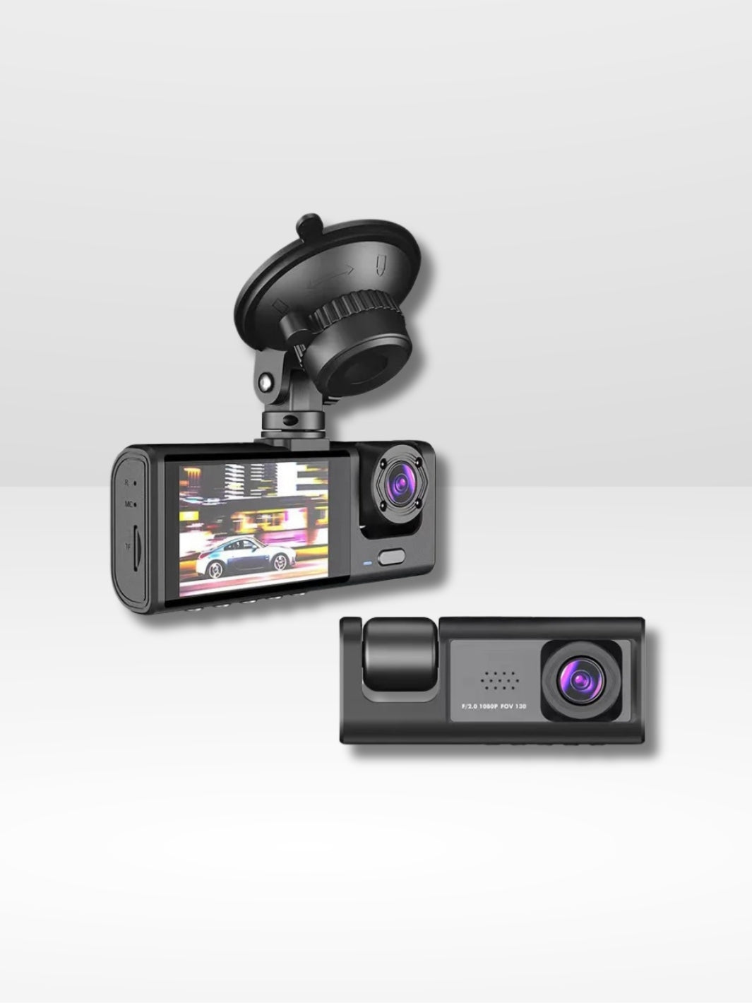 Dobbeltsystem til Front- og Bagkamera med Full HD