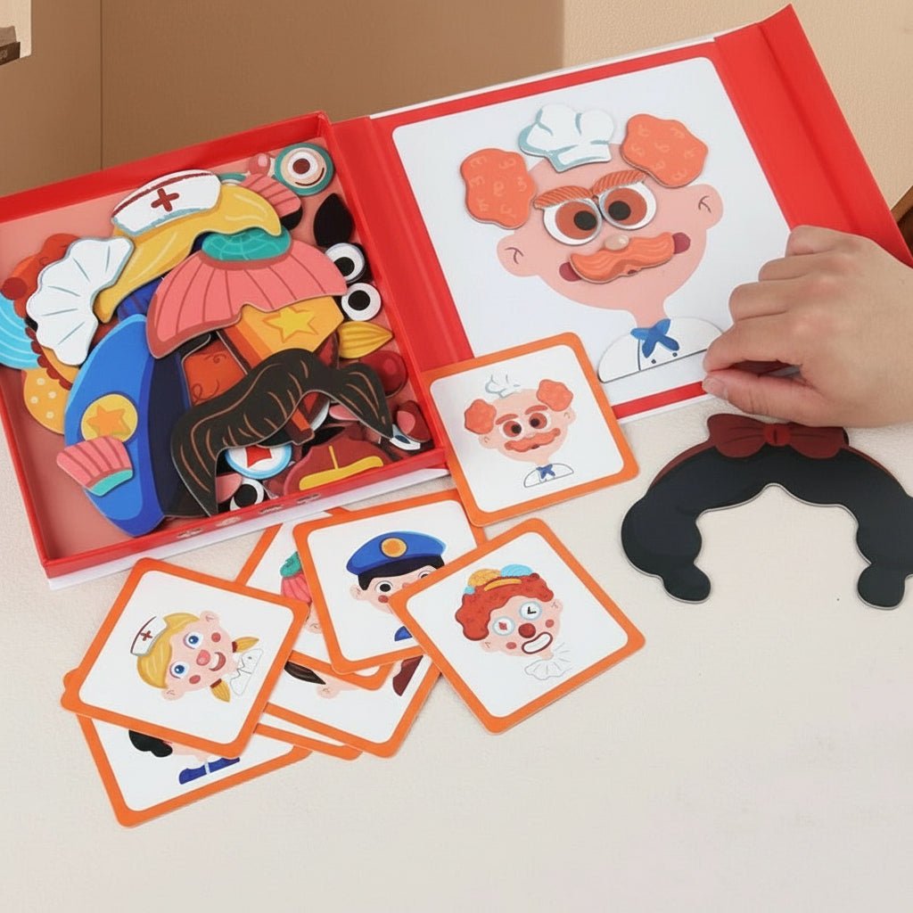 Magnetiskt pussel för barn – Lär känslor och boosta kreativiteten