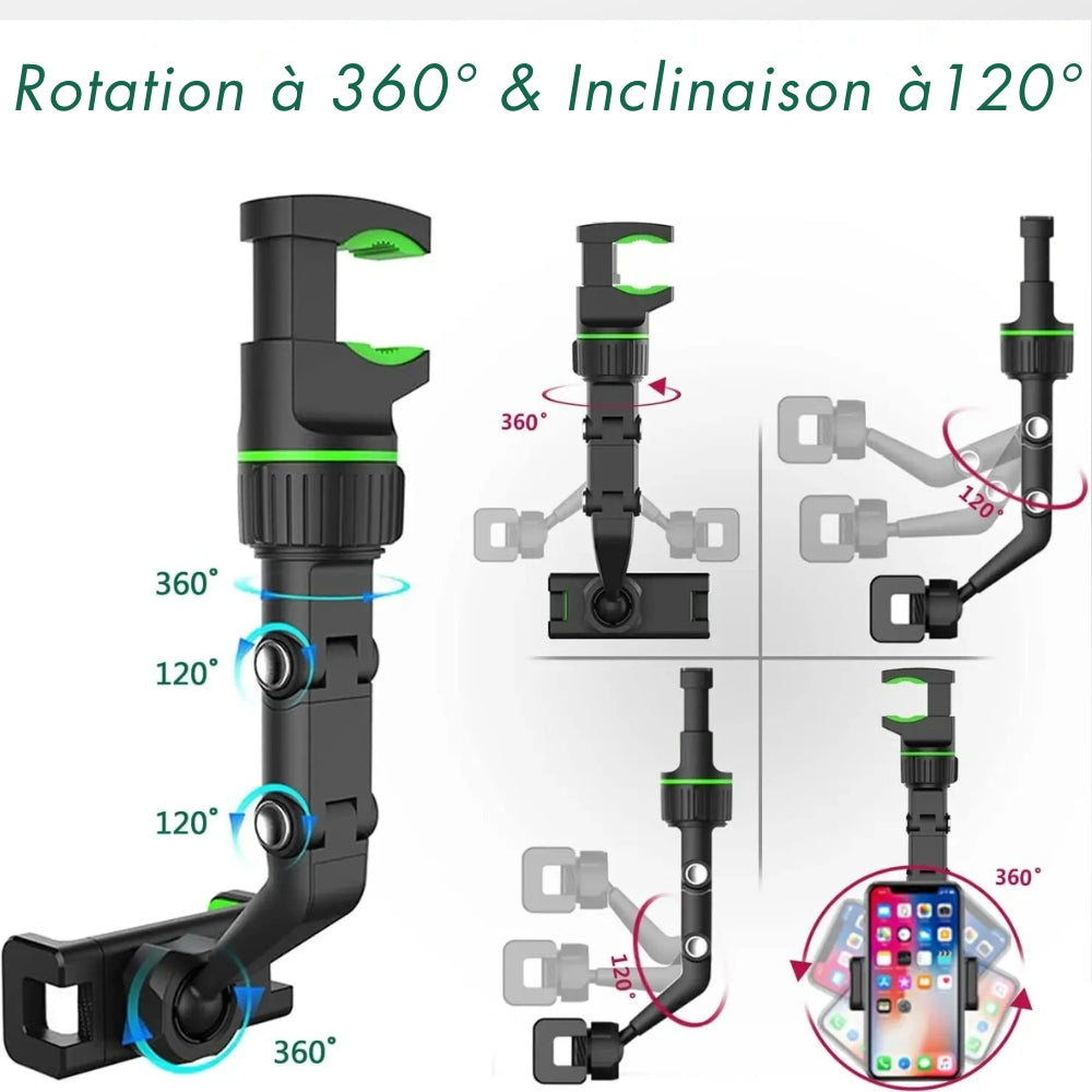 Smart telefonholder til bil med 360° rotation