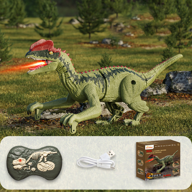 Interaktiv Dinosaur med Nebulisator och Fjärrkontroll