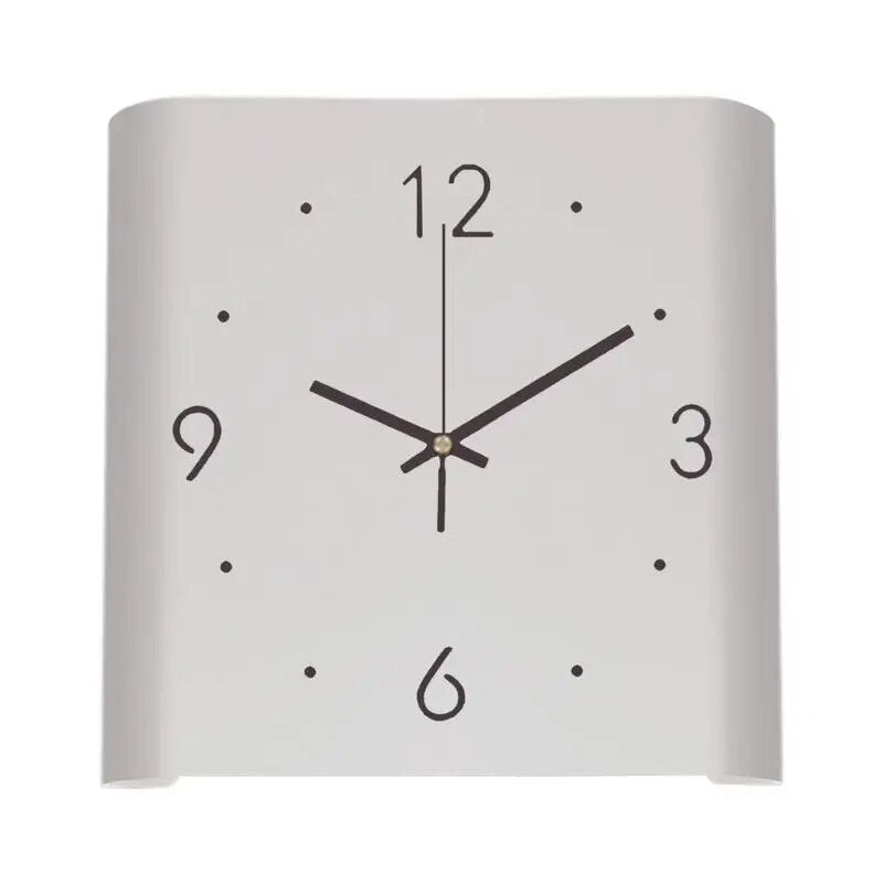 Vægur med Dobbelt Side | Minimalistisk Oplyst Design