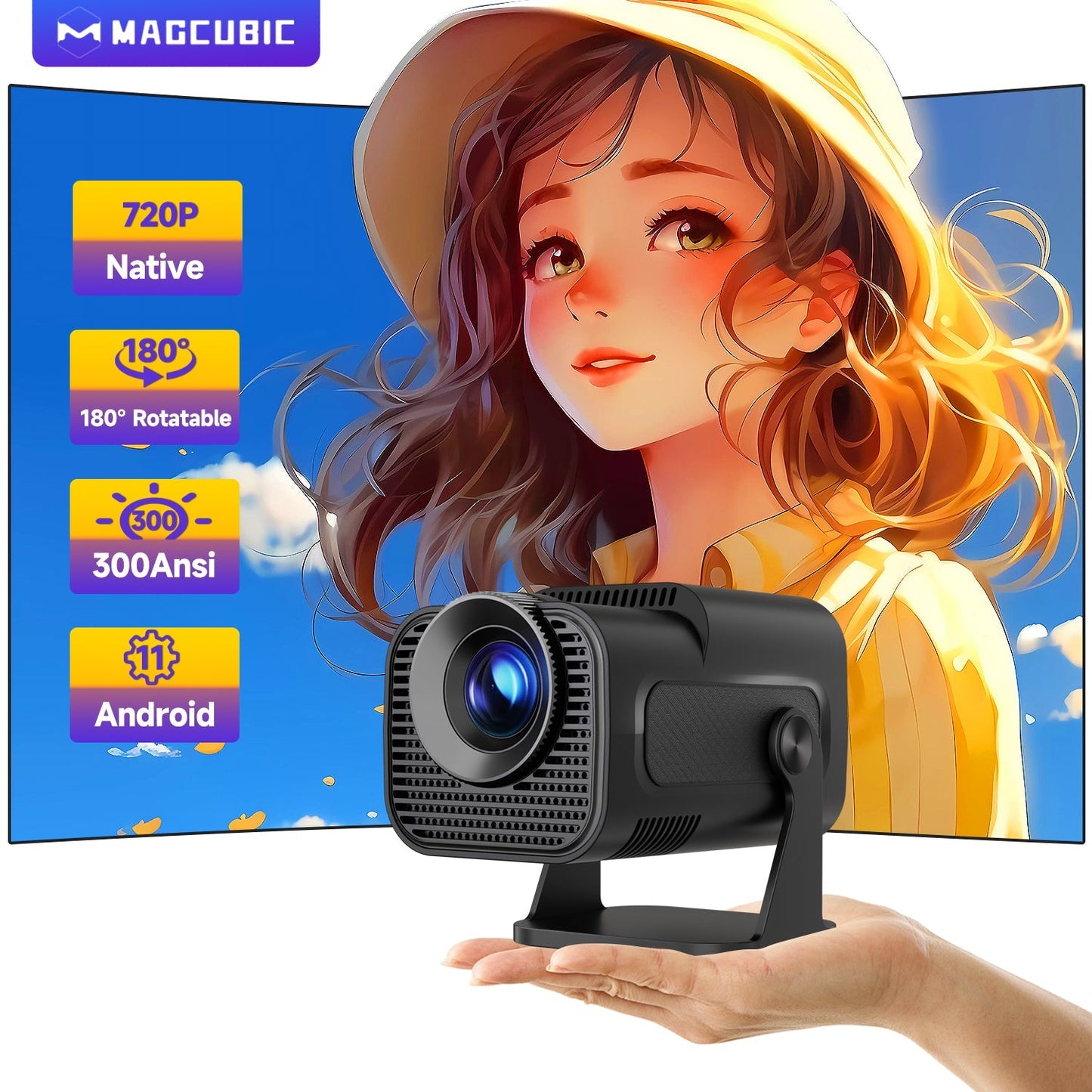 Förvandla ditt hem med en 4K Mini Projektor - Fantastisk bildkvalitet
