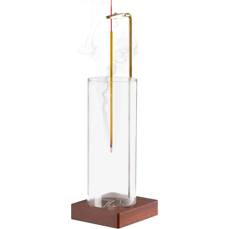 Rökelsehållare i glas med intensiv doft och minimal rengöring