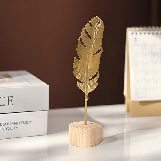 Minimalistisk Ginkgo-Blad Dekoration