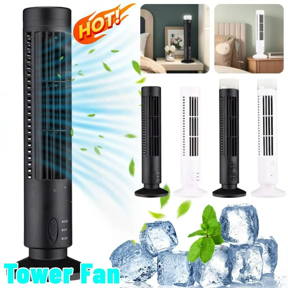 Bladfri Bordventilator med USB - Elegant og Energibesparende