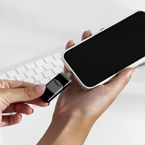4-i-1 USB-stick til iPhone, Android og PC – Ekstern lagerplads og sikkerhedskopi i lommeformat