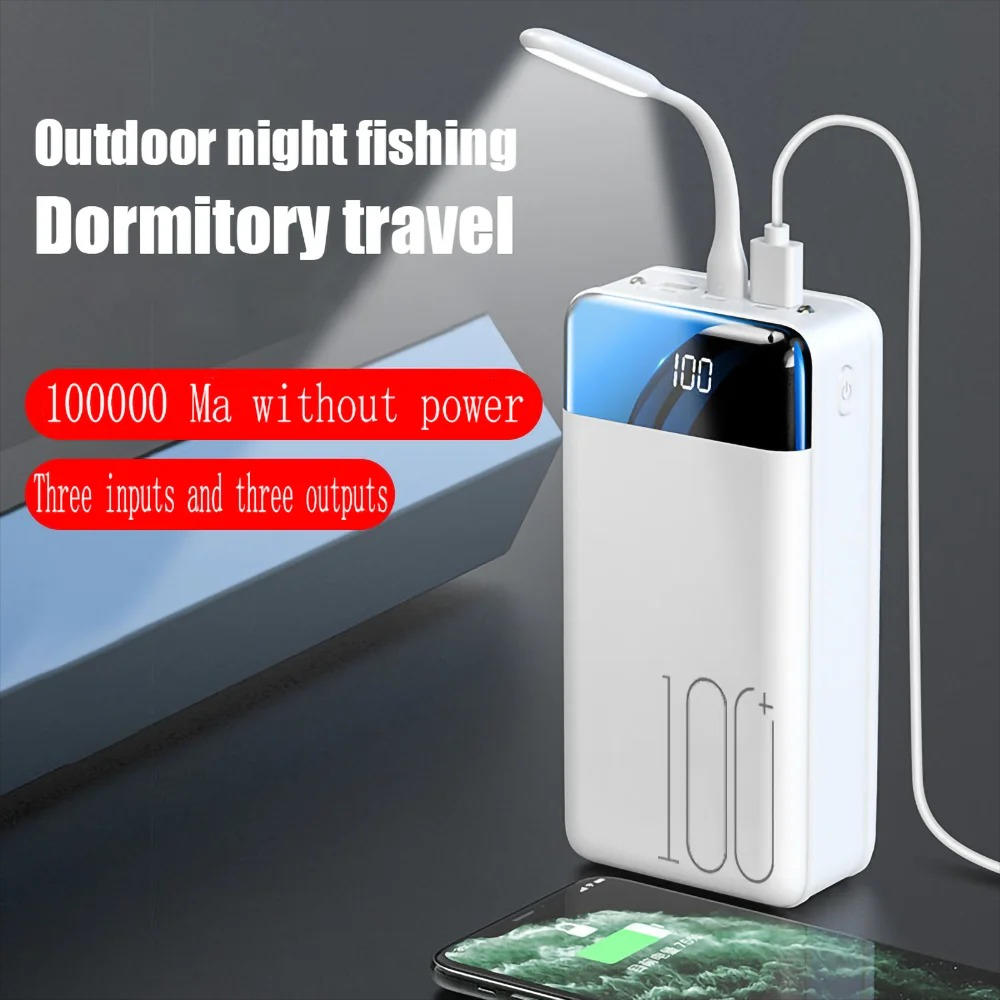 Kraftfull Power Bank med 50 000 mAh – Snabb och praktisk