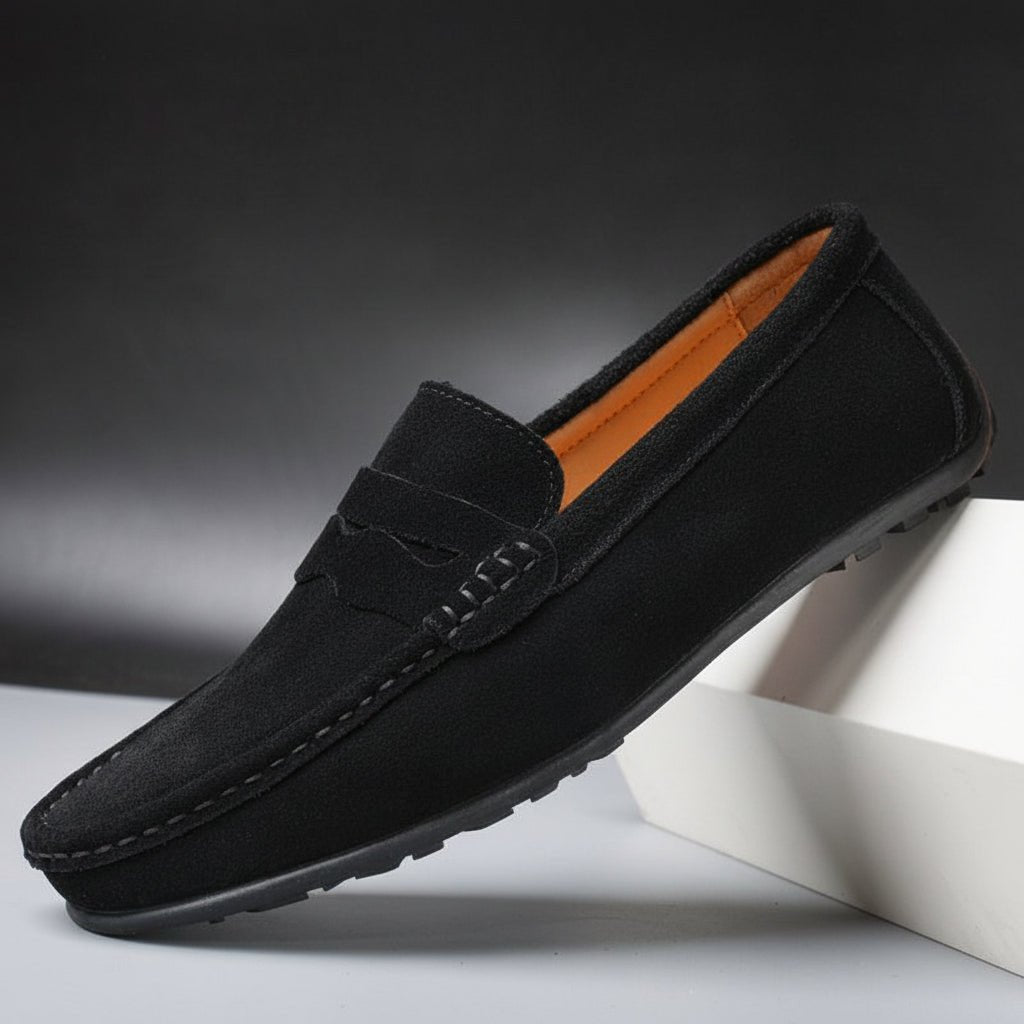 Bekväma Slip On Herrskor - Klassisk Stil för Vardagsbruk