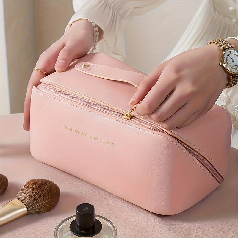 Makeup Organizer med Lynlås – Luksus Kosmetik Taske til Rejser