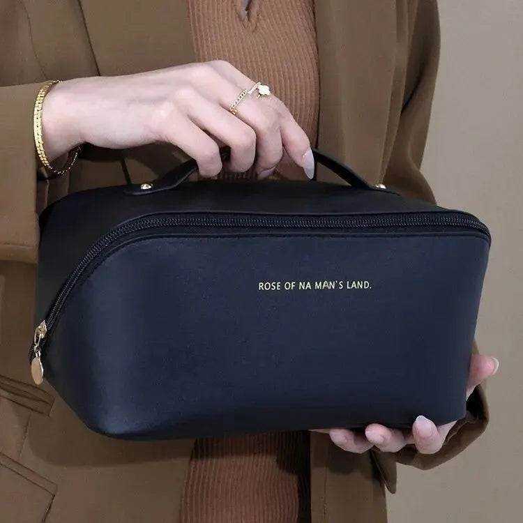 Makeup Organizer med Lynlås – Luksus Kosmetik Taske til Rejser