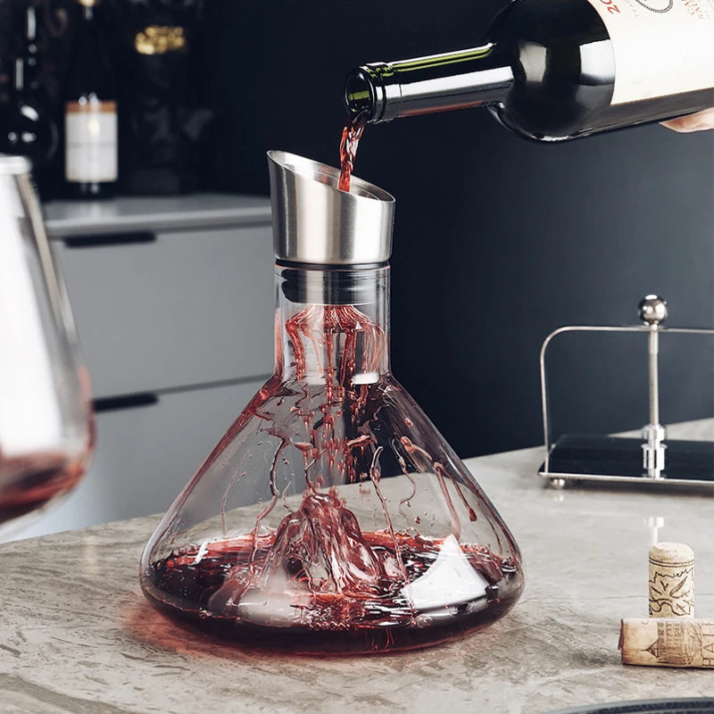 Vinkaraff 1500 ml med inbyggt luftningssystem