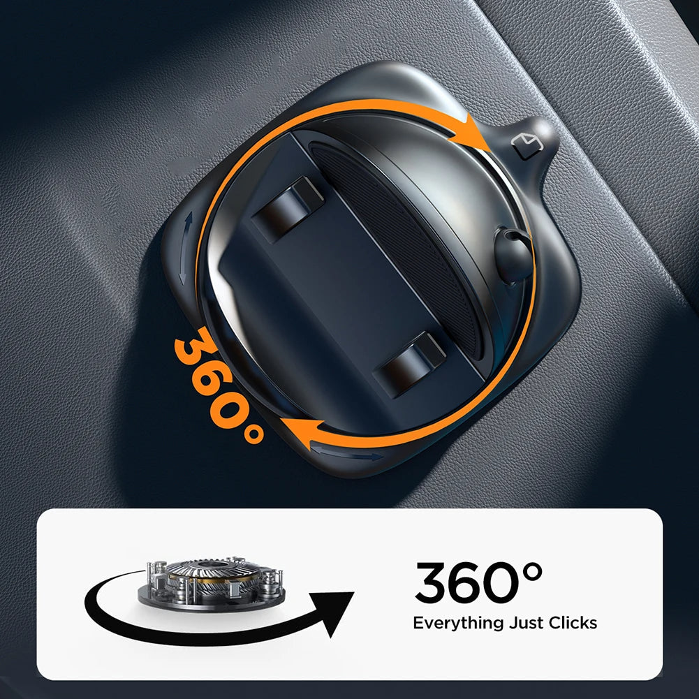 360° roterbar mobilholder til bilen – praktisk og justerbar til optimale synsvinkler