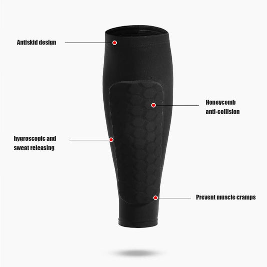 FlexGuard Pro benskydd | Stötdämpande bikakedesign | Andningsbara och lätta