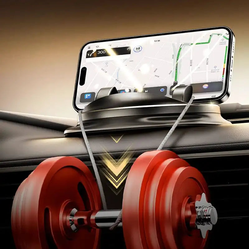 360° Mobilhållare | Justerbar Telefonhållare till Bil i Svart | NexaHold