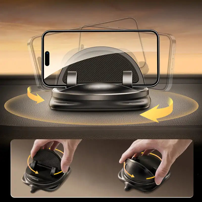 360° roterbar mobilholder til bilen – praktisk og justerbar til optimale synsvinkler