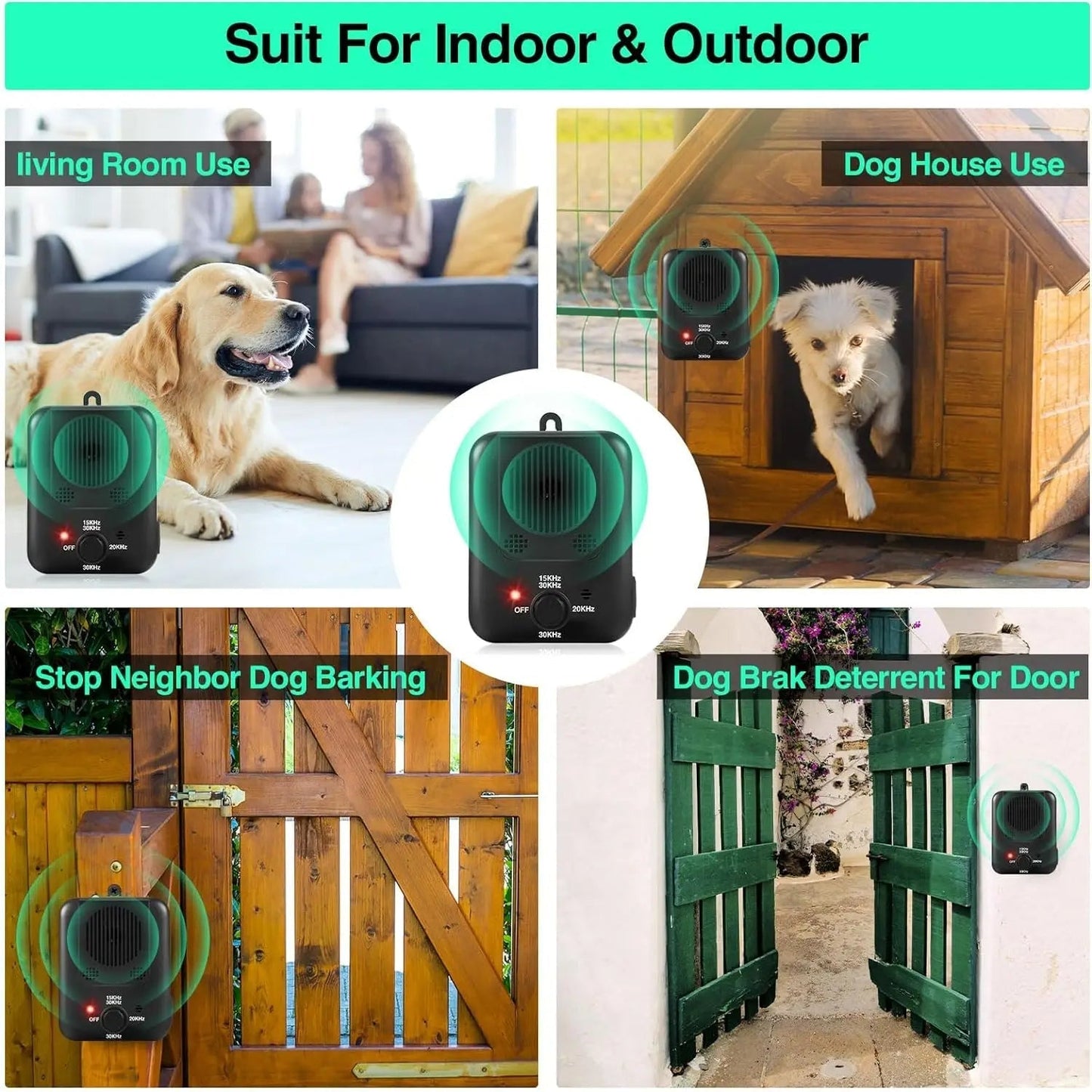 Ultrasonisk Hundebark Stopper