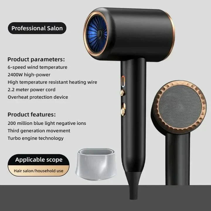 Ion Teknologi & Elegant Design til Alle Hårtyper