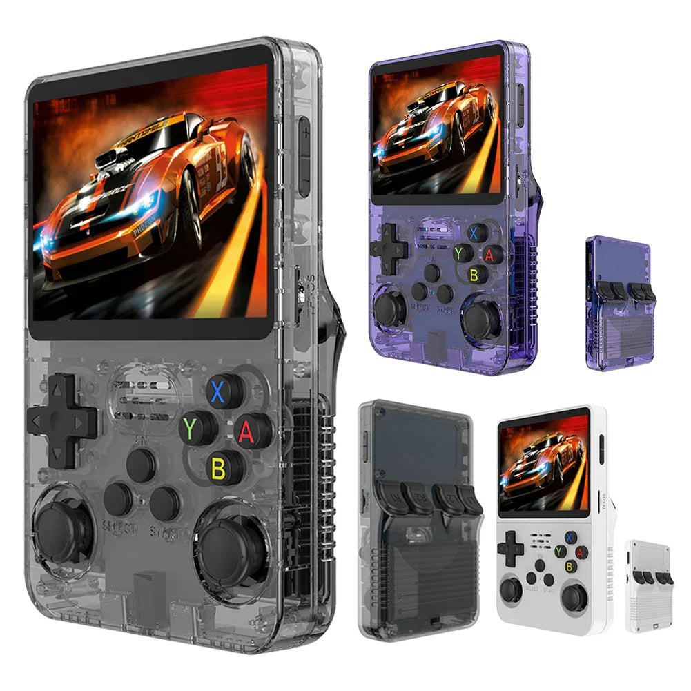 Retro Håndholdt Spilkonsol 64GB, 3,5" IPS – Ideel til rejser