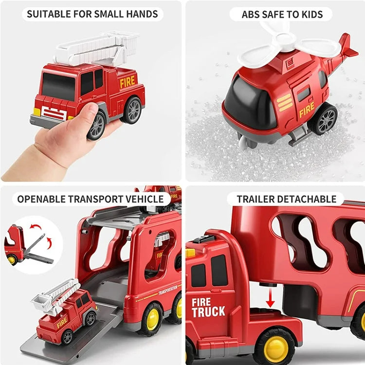 Magisk Transportör med Ljus och Ljud – Inkluderar Fordon