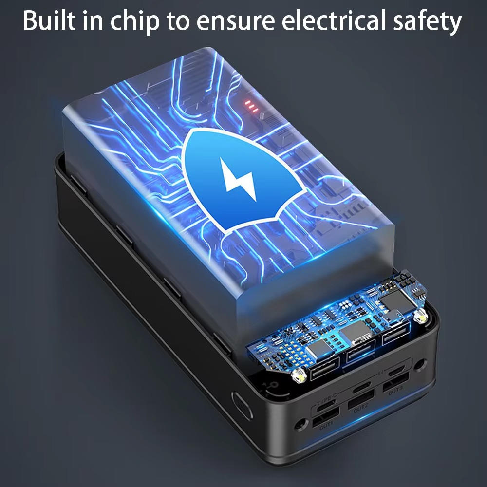 Kraftfull Power Bank med 50 000 mAh – Snabb och praktisk