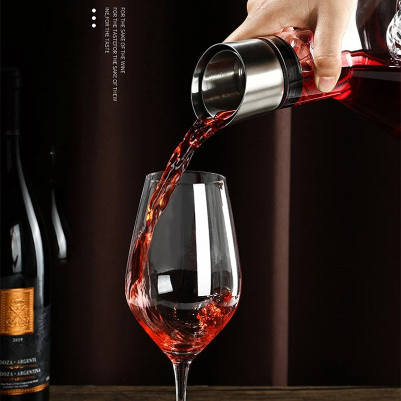 Vinkaraff 1500 ml med inbyggt luftningssystem