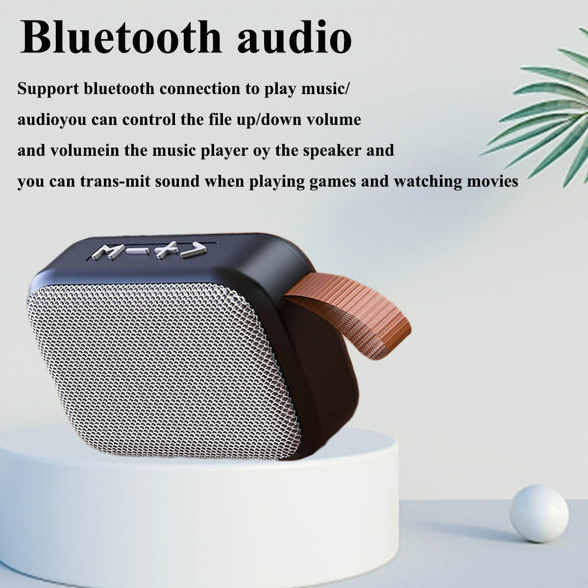 Bærbar Bluetooth Højttaler - HiFi Stereo Lydoplevelse