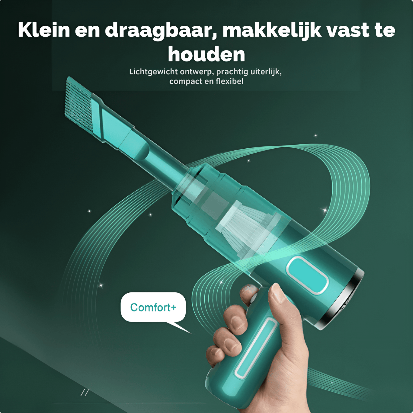 AeroVac - Trådløs Støvsuger til Bilen