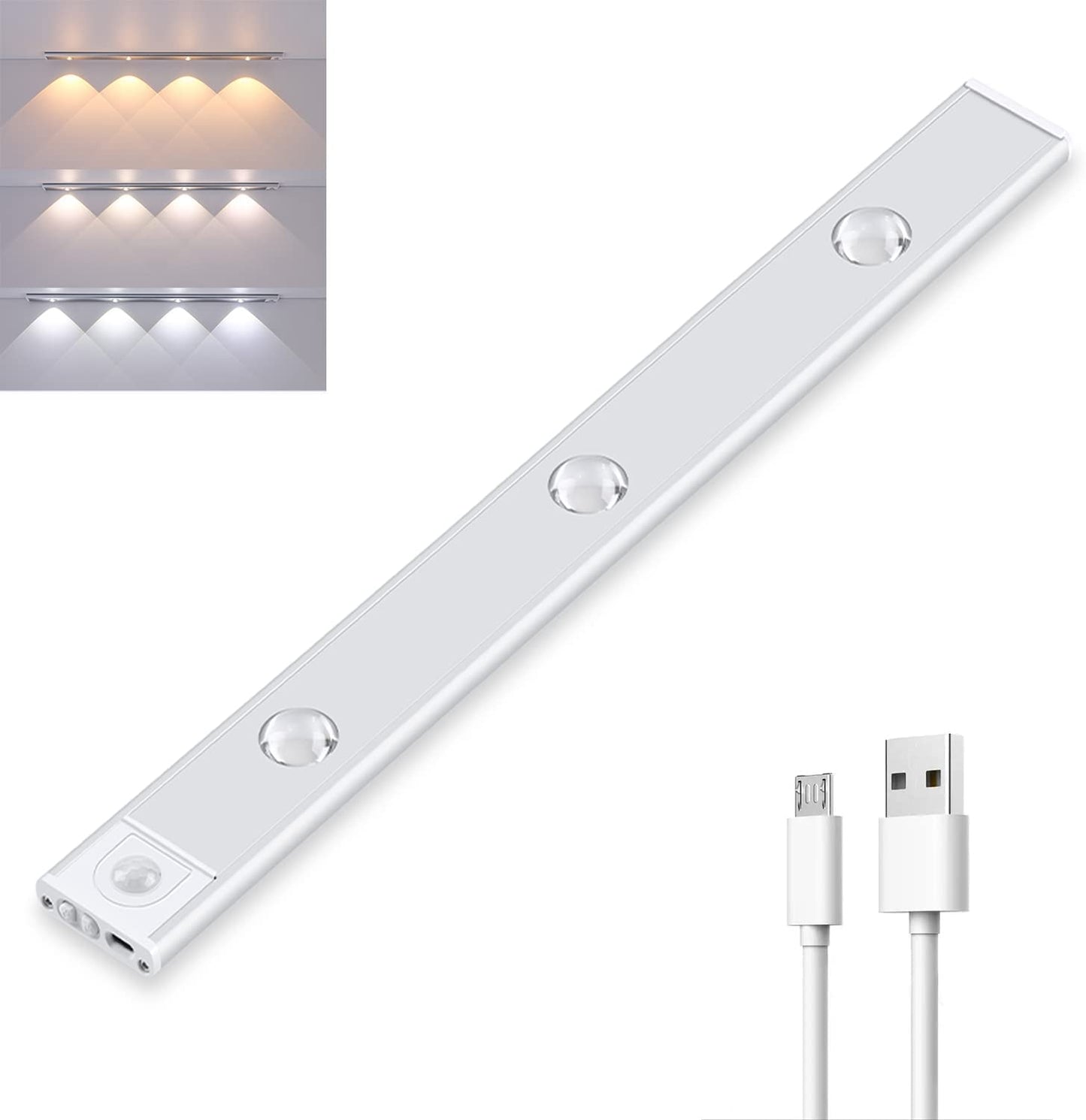 Trådlös LED-lampa med rörelsesensor | Energibesparande lösning